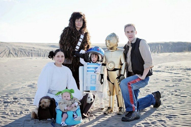 Star Wars Kostüme ideen-familie-fasching-filme-inspiriert