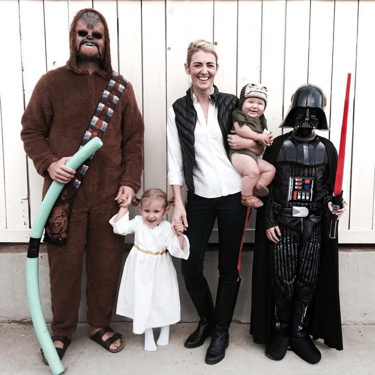 Star Wars Kostüme kreative-faschingskostüme-familie-kinder