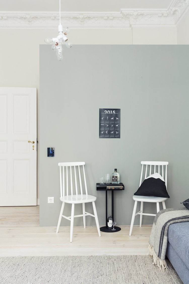 Skandinavischer Teppich -design-gewebt-grau-modern-minimalistisch