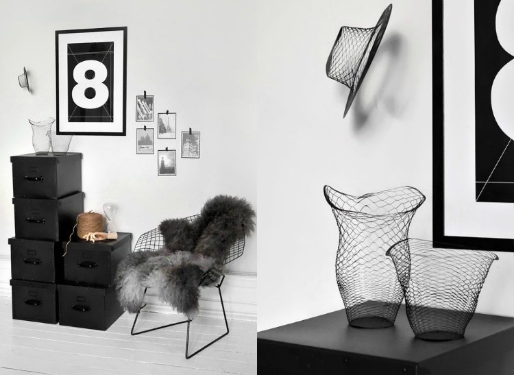 aufbewahrungskörbe-deko-draht-schwarz-weiss-skandinavisch-minimalistisch
