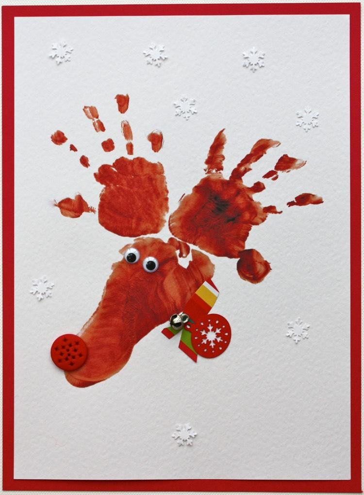 handabdruck-bilder-kinder-rentier-weihnachten-fuß-hand