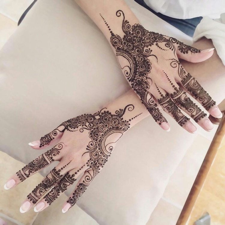 henna-tattoo-selber-machen-schön-idee-temporär