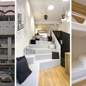 holz wandverkleidung hostel-bangkok-thailand-modern