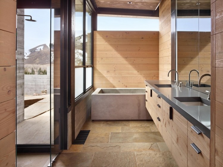 industrial-style-möbel-badezimmer-waschschrank-badewanne-beton-fliesen