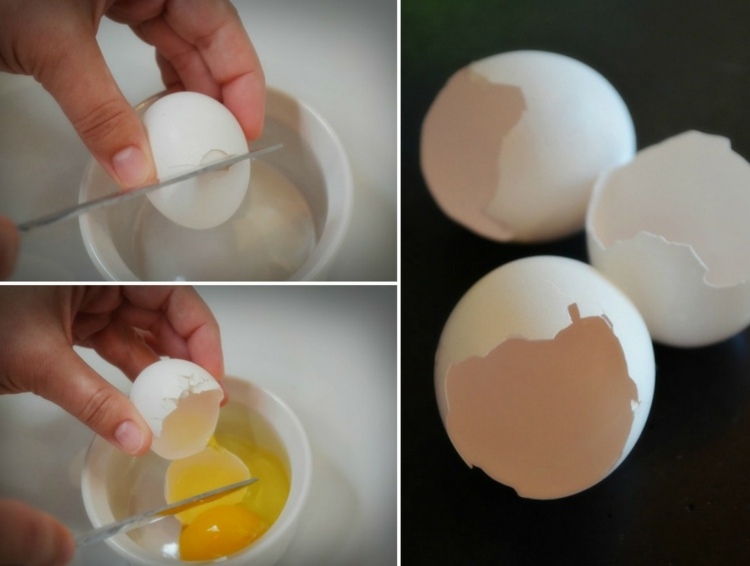 kranz mit eierschalen basteln anleitung-eier-hälfte-materialien-einfach