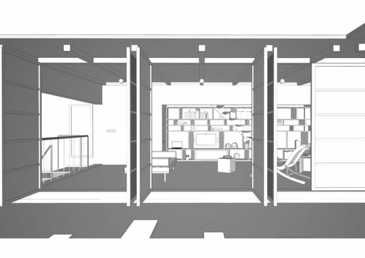 veranda-holz-projekt-architektur-türen-offene-raumgestaltung-entspannen-lesezimmer