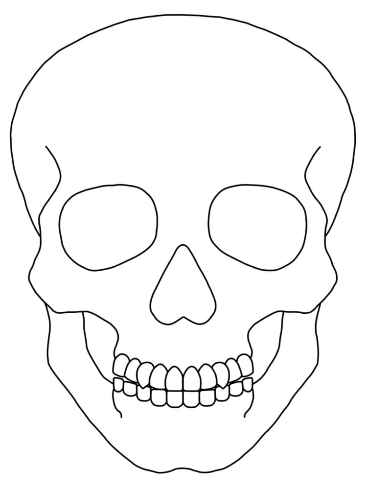 zentangle-vorlagen-ausdrucken-schädel-skelett-sugar-skull-calavera