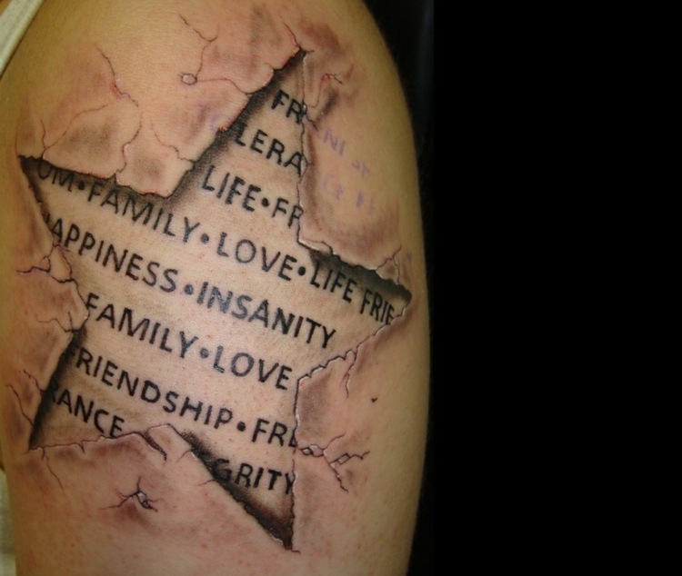 3d-tattoo-stern-schriften-liebe-familie-freundschaft