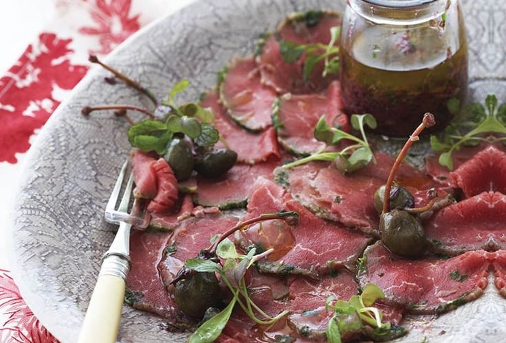 antipasti-selber-machen-rezepte-traditionell-rindfilet-carpaccio