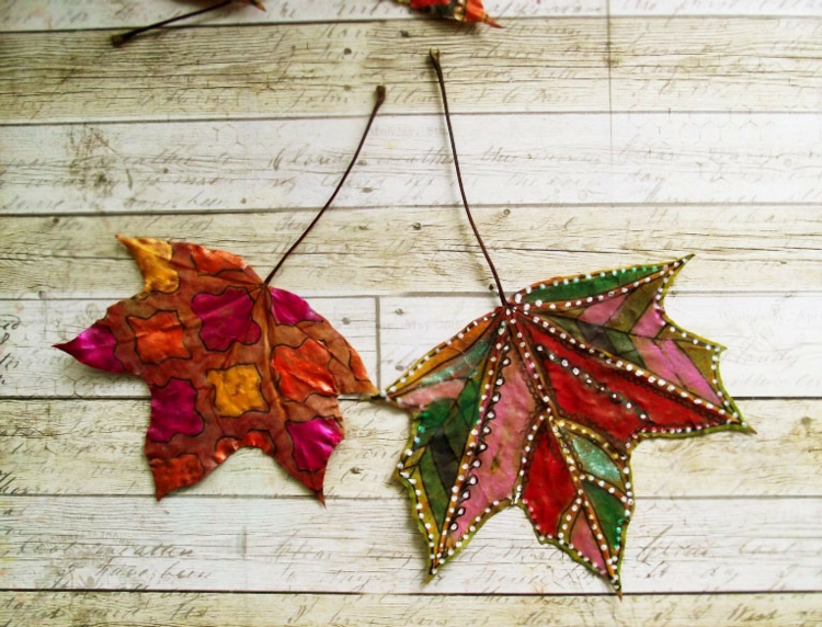 50++ Herbstliche sprueche , Basteln mit Blättern für Groß und Klein 16 herbstliche und einfache Ideen