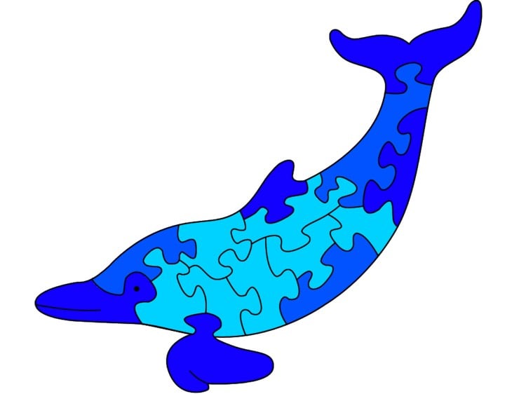 dekupieren-vorlagen-download-kostenlos-tiere-delfin-puzzle