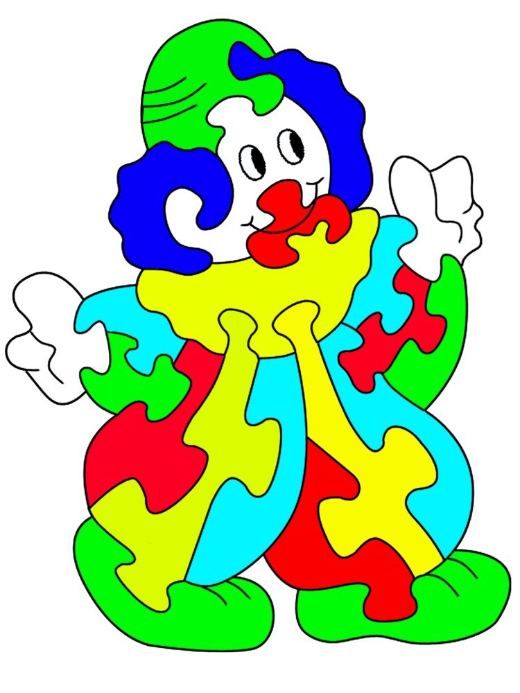 dekupiersäge-vorlagen-kostenlos-ausdrucken-clown-puzzle-kinder-grundschule