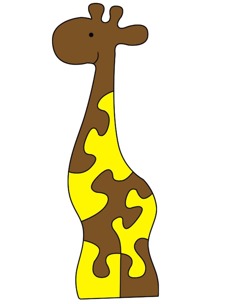 dekupiersäge-vorlagen-kostenlos-ausdrucken-kinder-puzzle-giraffe-unter-3-jahren