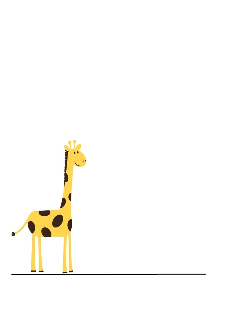 fingerabdruck-baum-vorlage-giraffe-baby-kinder-babyzimmer-deko