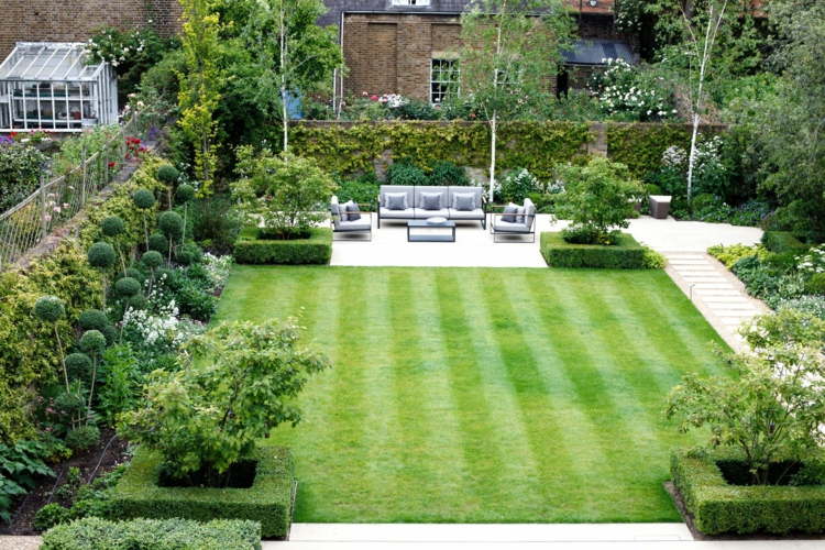 Garten im Quadrat gestalten Kleine &amp; große Außenbereiche