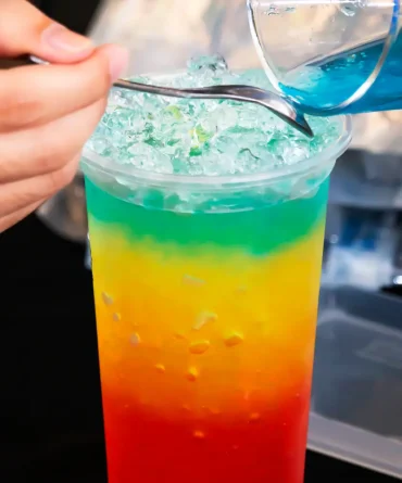 regenbogen cocktail selber machen