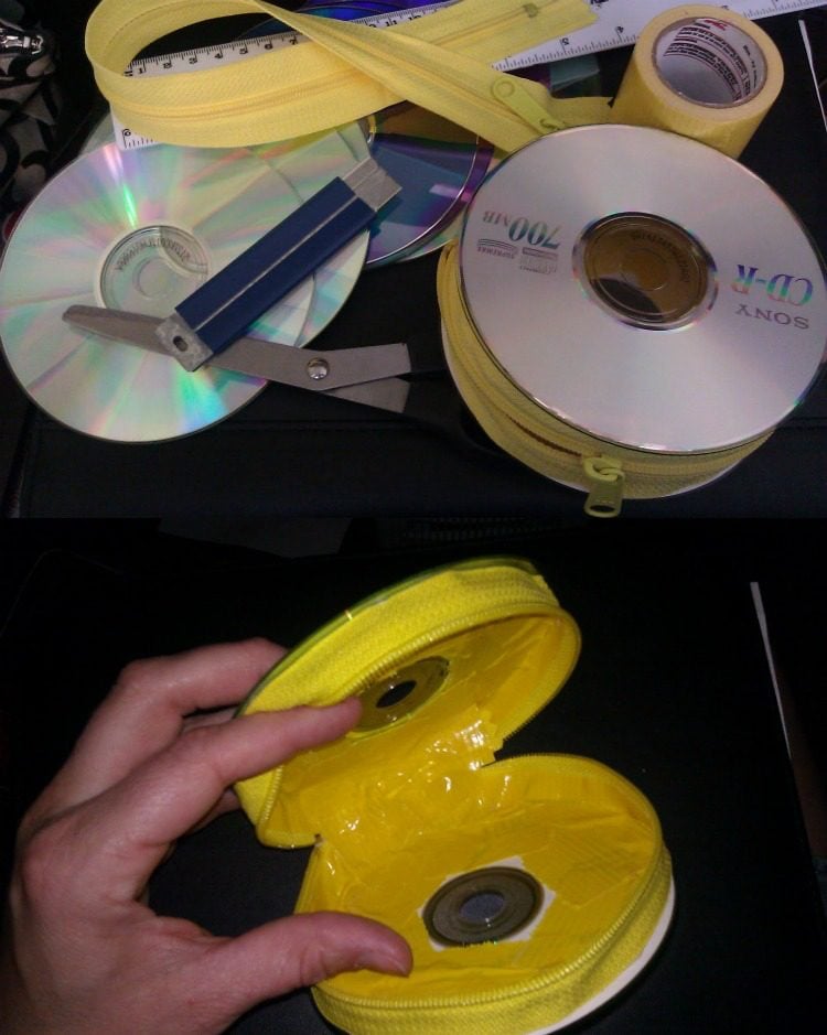 basteln-alten-cds-diy-geldbeutel-idee-reisverschluss