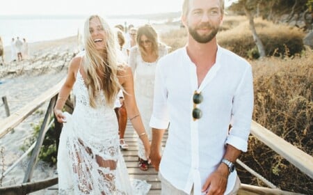 boho hochzeitskleid strandhochzeit-ideen-hippie-damen-braut