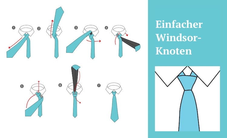 Krawatte-binden-einfacher-windsor-knoten