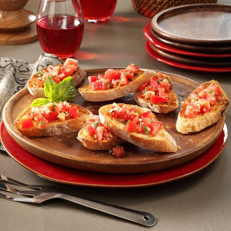 bruschetta selber machen vorspeise-snack-party-fingerfood-italien