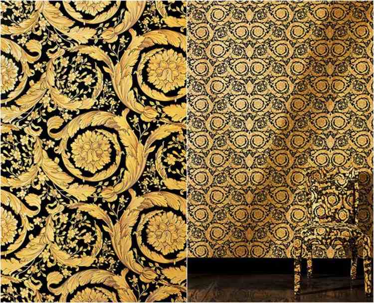 designer-tapeten-versace-gold-schwarz-muster