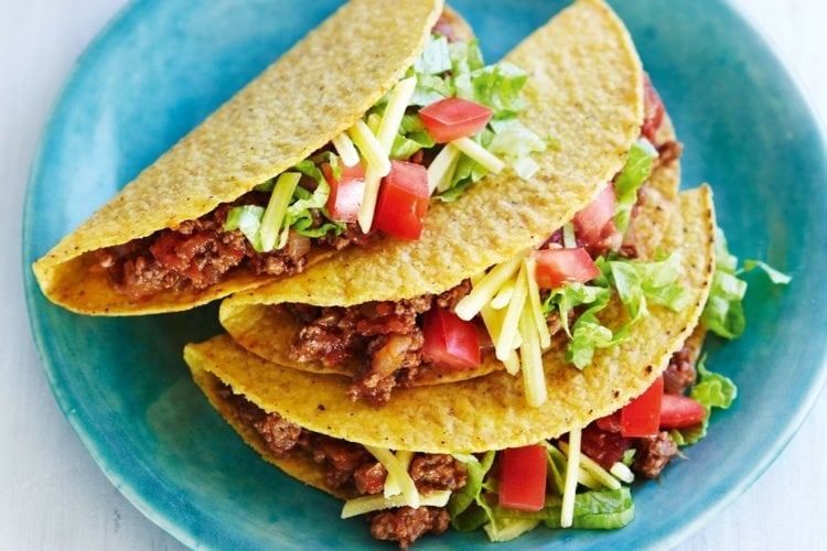 mexikanische-rezepte-exotisch-tacos-hackfleisch-gewürze-lecker-gerichte