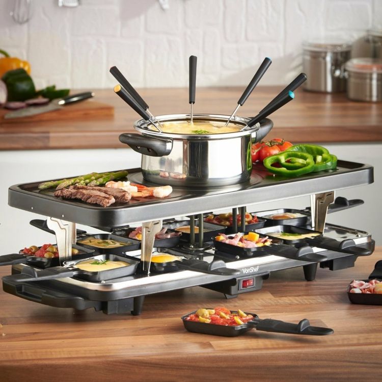 raclette zutaten grill-kaufen-fondue-personen-familie-freunde