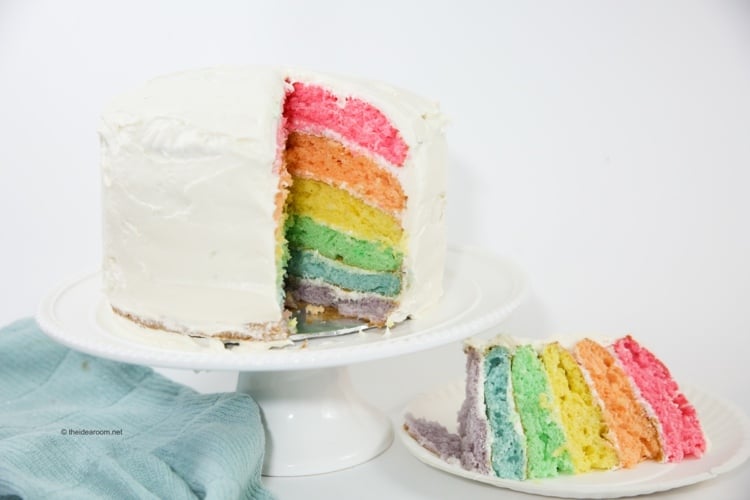 regenbogenkuchen rezept pastellfarben-lebensmittelfarbe-einfach-backen
