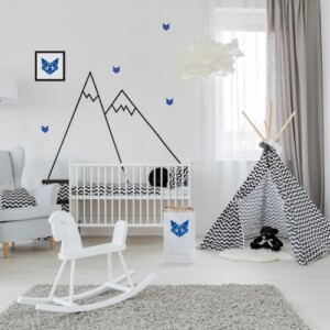 Wandtattoos-Kinderzimmer-Spielecke-Zelt-skandinavisch-einrichten