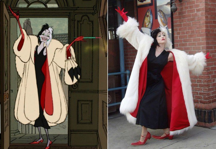 Cruella De Vil Kostüm selber-machen-101-dalmatiner