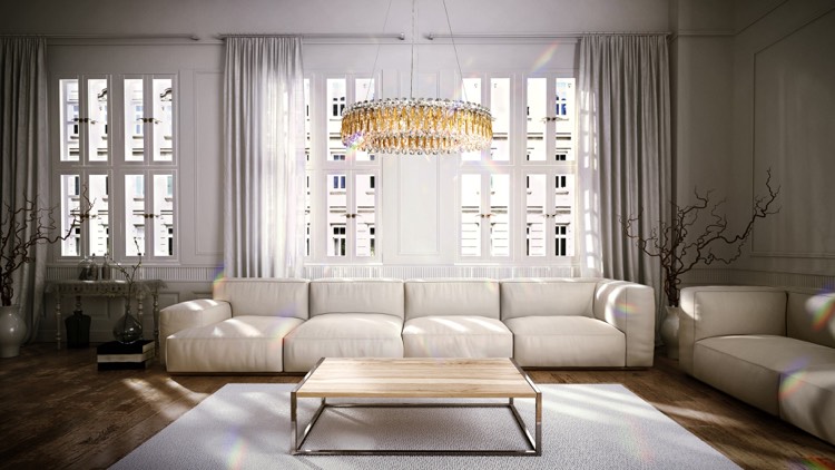 designer-wohnzimmerlampen-kristallen-edel-luxus-uber-tisch-SARELLA-Schonbek-by-Swarovski