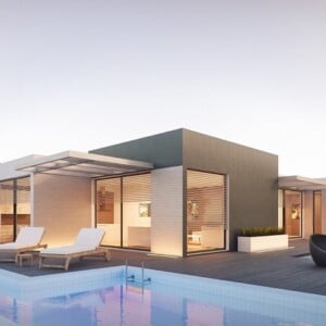 fertighäuser-modern-bungalows-pool