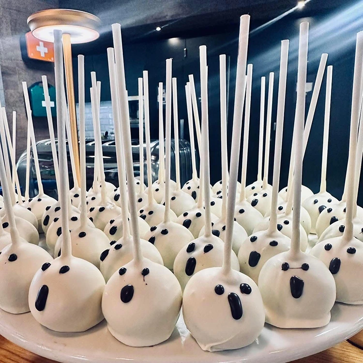 gruselige geister cake pops für halloween