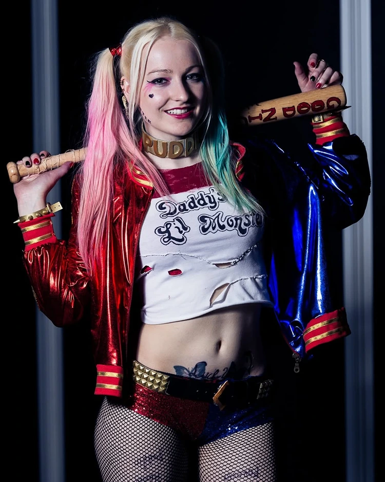 harley quinn kostüm für halloween