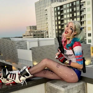 harley quinn kostüm selber machen für damen