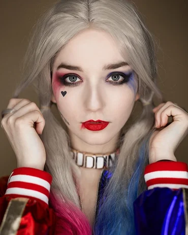 harley quinn make up halloween