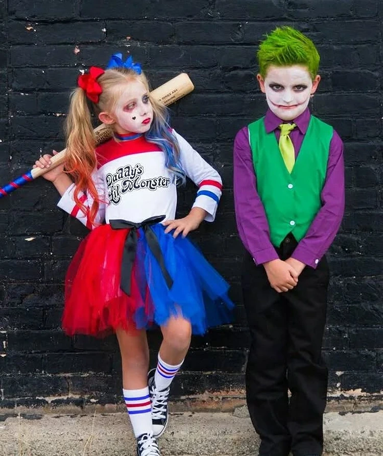 harley quinn schminken kinder joker