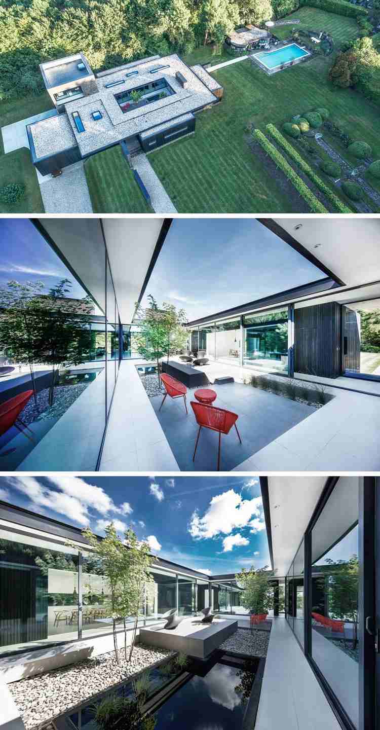 haus-modernes-design-vogelperspektive-pool-innenhof-glasfronten