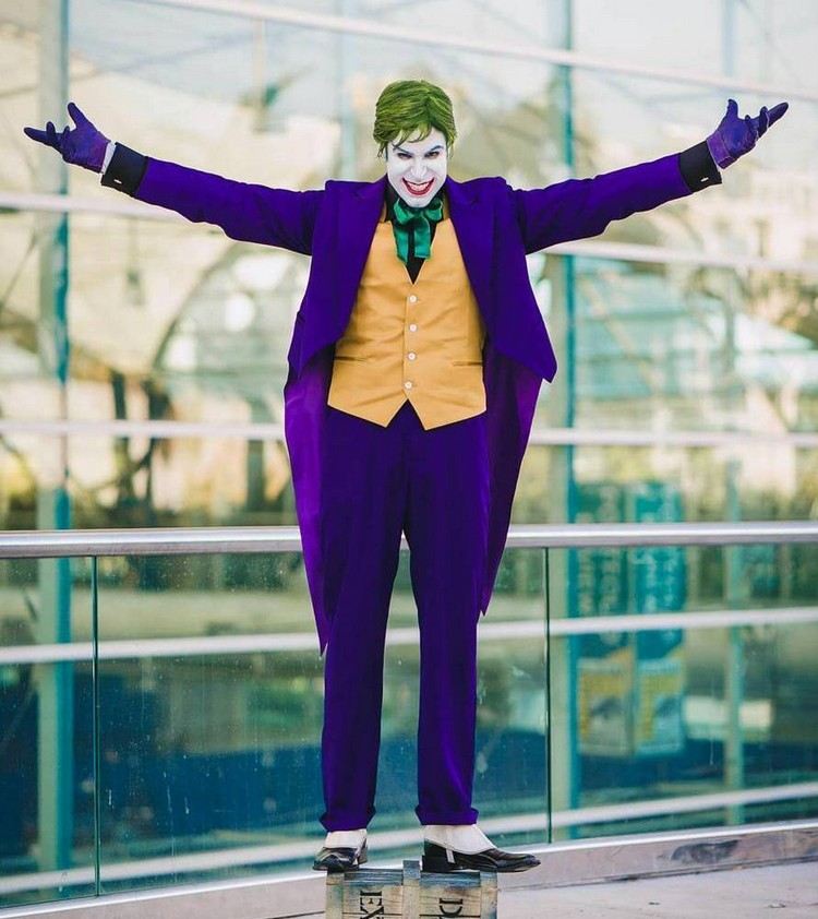 Joker Kostüm batman-ideen-kleidung-tipps