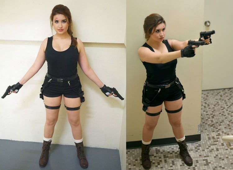 Lara Croft Kostüm -selber-machen-waffenholster-pistolen