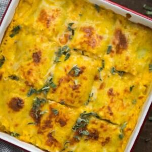 lasagne-vegetarisch-datteln-spinat-hüttenkäse