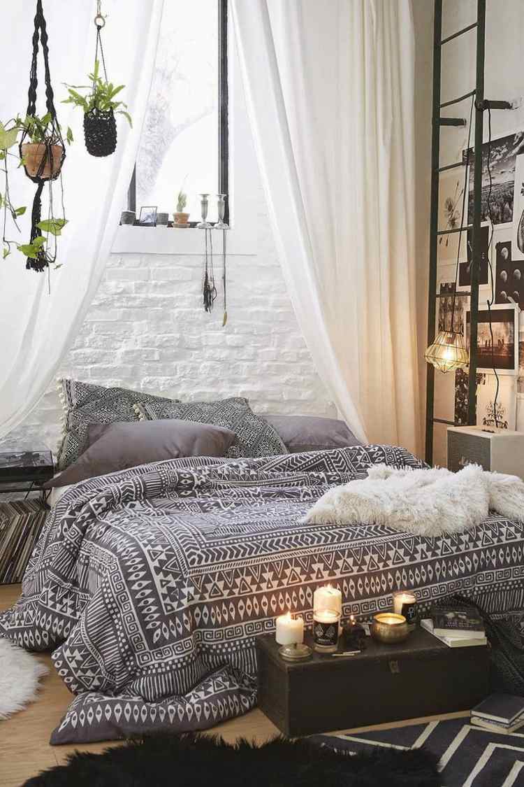 Schlafzimmer Deko Ideen für die Gestaltung & Farben im Boho Style