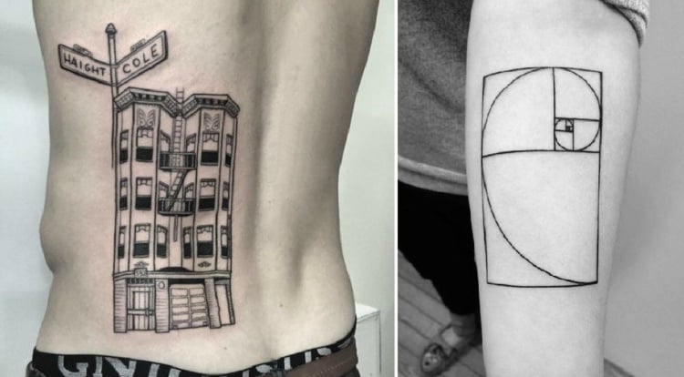 tattoo-motive-architektur-schlicht-geometrie-haus-new-york-straßenschild