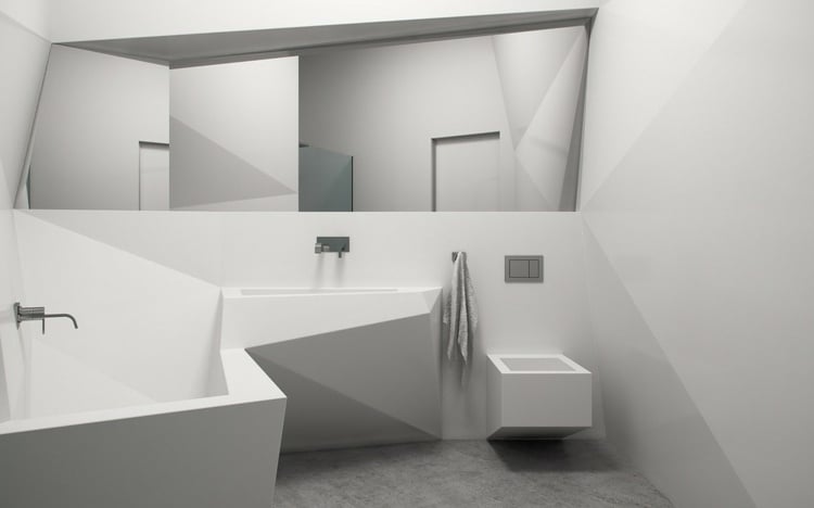 ausgefallene-möbel-weiß-badezimmer-dekonstruktivismus-waschbecken-badewanne