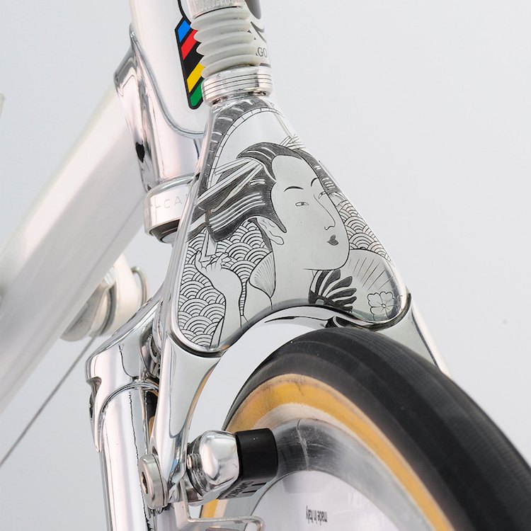 Fahrrad Design -vintage-weiss-japanische-kunst