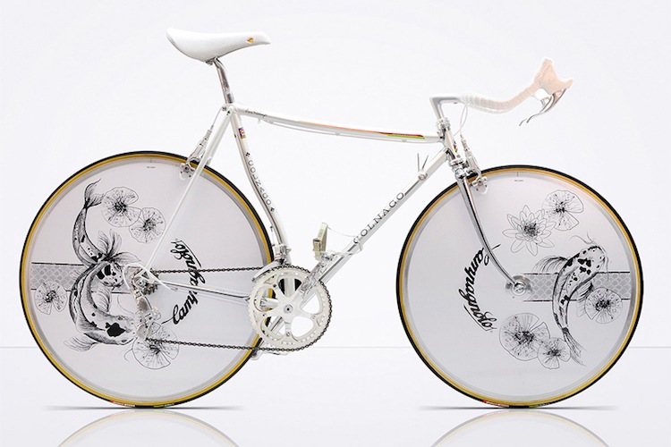 Fahrrad Design -vintage-weiss-rennrad
