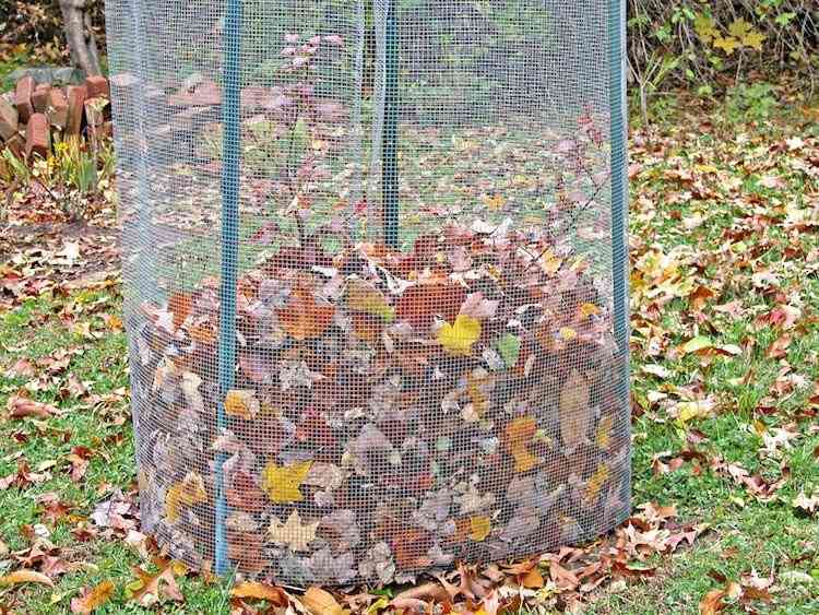 Gartenarbeit im Herbst laub-sammeln-kompost-winterschutz
