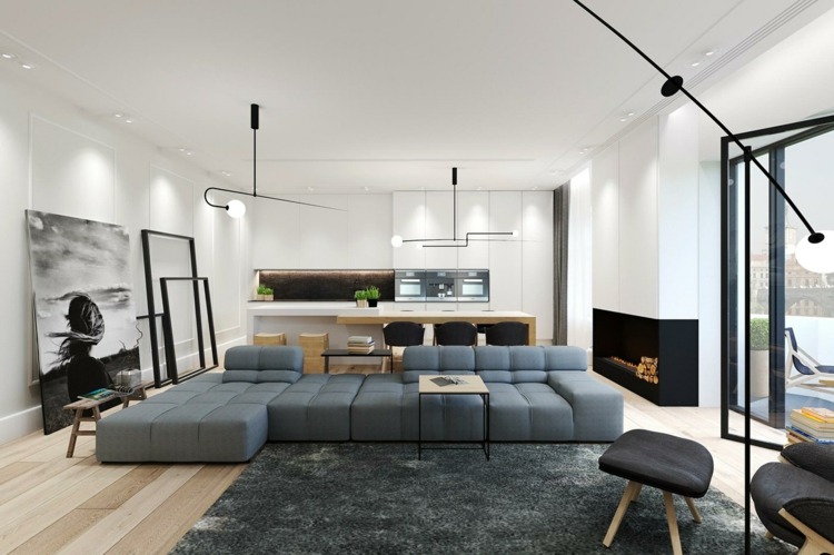 Minimalistisch Einrichten Moderne Wohnzimmer Mit Reduziertem Design