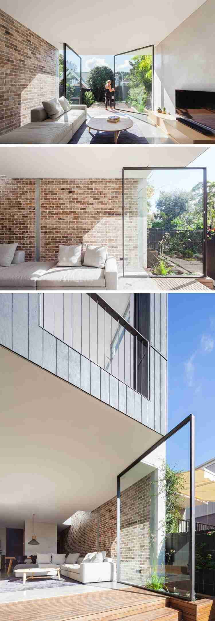 moderne-glastüren-drehende-terrasentür-massives-design