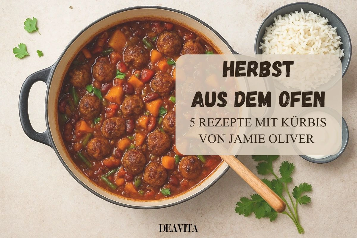 Rezeptidee mit Butternut, beliebigen Bohnen und Wurst